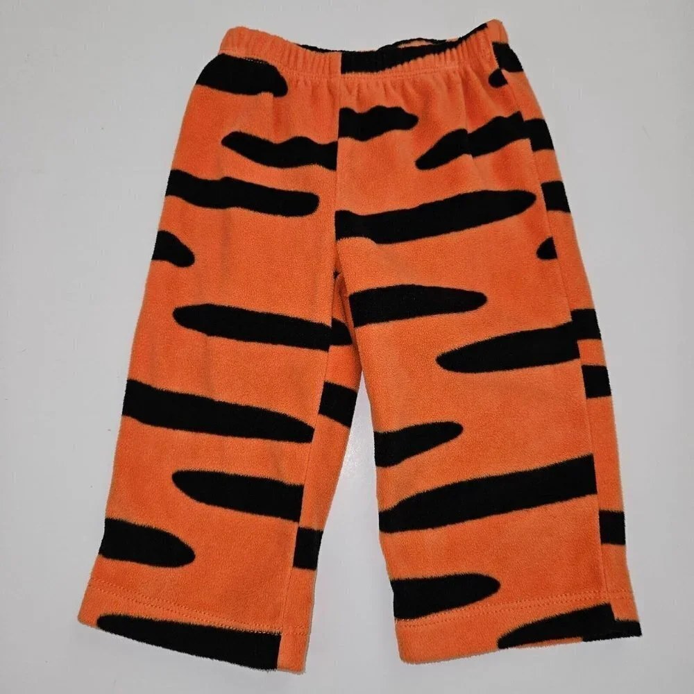 Carter's Orange Tiger Halloween Costume Baby 3-6 Months Jacket 6-9 Months Pants